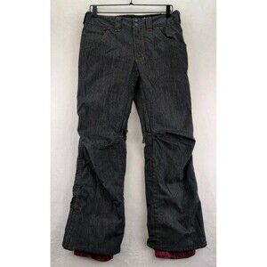 Aperture Slim Fit Denim Look Snowboard Pants 10,000 MM Waterproofing Men's Small